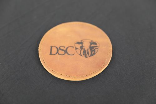 Round Leather Coaster